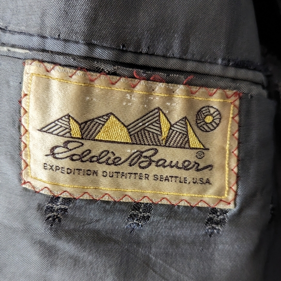 Vintage Eddie Bauer Harris Tweed Sport Coat Blazer Jacket 42 Long - Picture 8 of 13